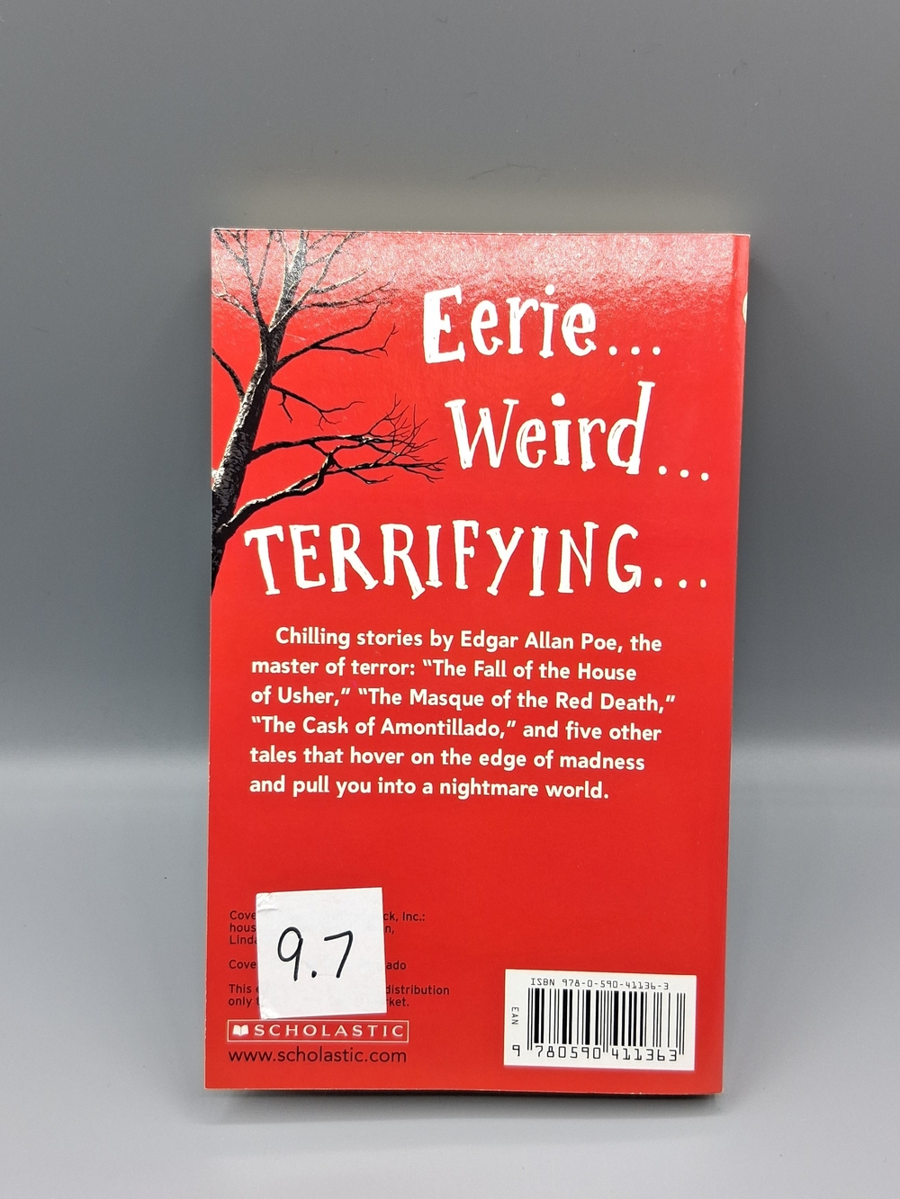Eight Tales of Terror Edgar Allan Poe Scholastic BookEight Tales of Terror Edgar - Picture 4 of 7